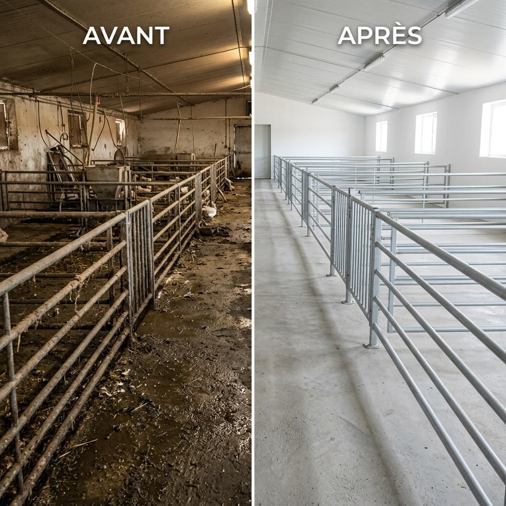 La plupart des problèmes sanitaires commencent pendant le vide sanitaire
