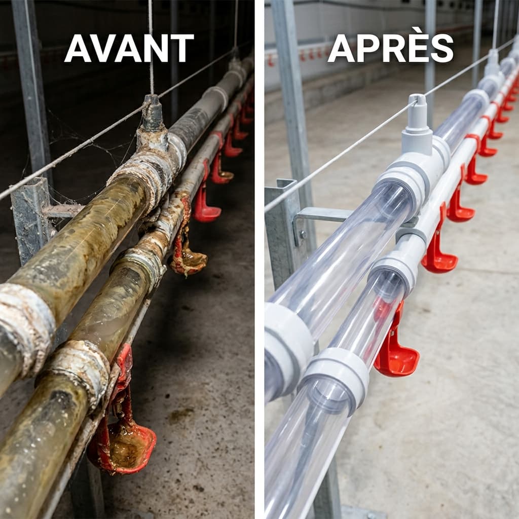 Pourquoi certaines lignes d'eau restent instables après traitement choc